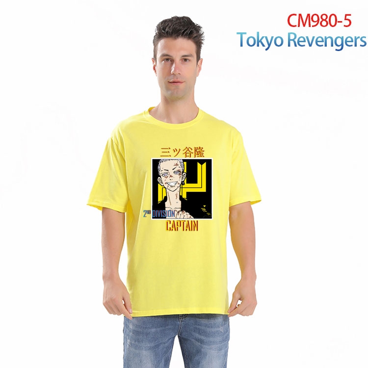 Tokyo Revengers Printed short-sleeved cotton T-shirt from S to 4XL  CM-980-5