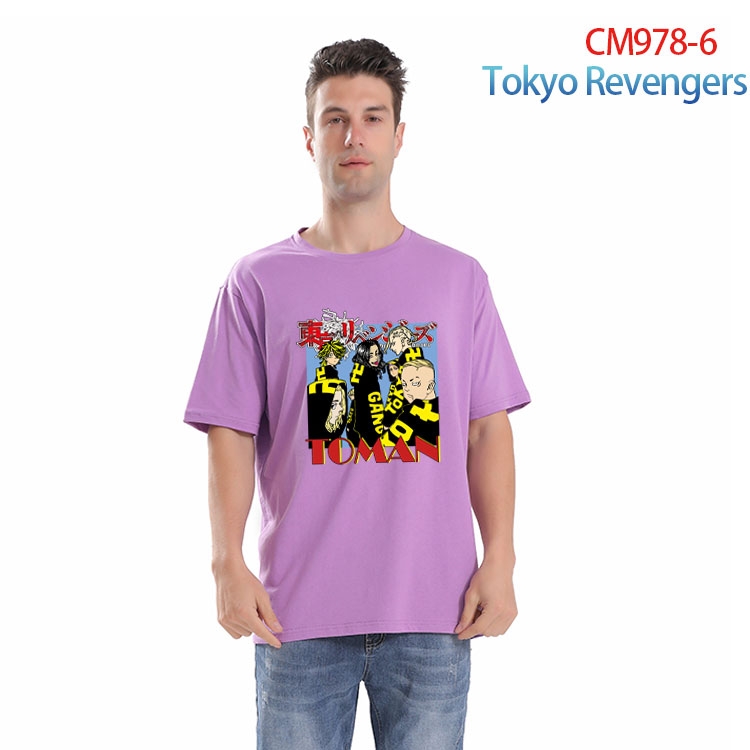 Tokyo Revengers Printed short-sleeved cotton T-shirt from S to 4XL  CM-978-6