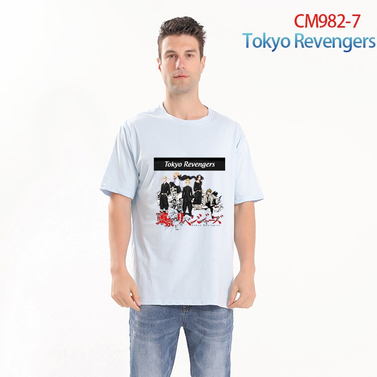 Tokyo Revengers Printed short-sleeved cotton T-shirt from S to 4XL  CM-982-7