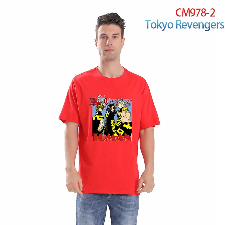 Tokyo Revengers Printed short-sleeved cotton T-shirt from S to 4XL CM-978-2