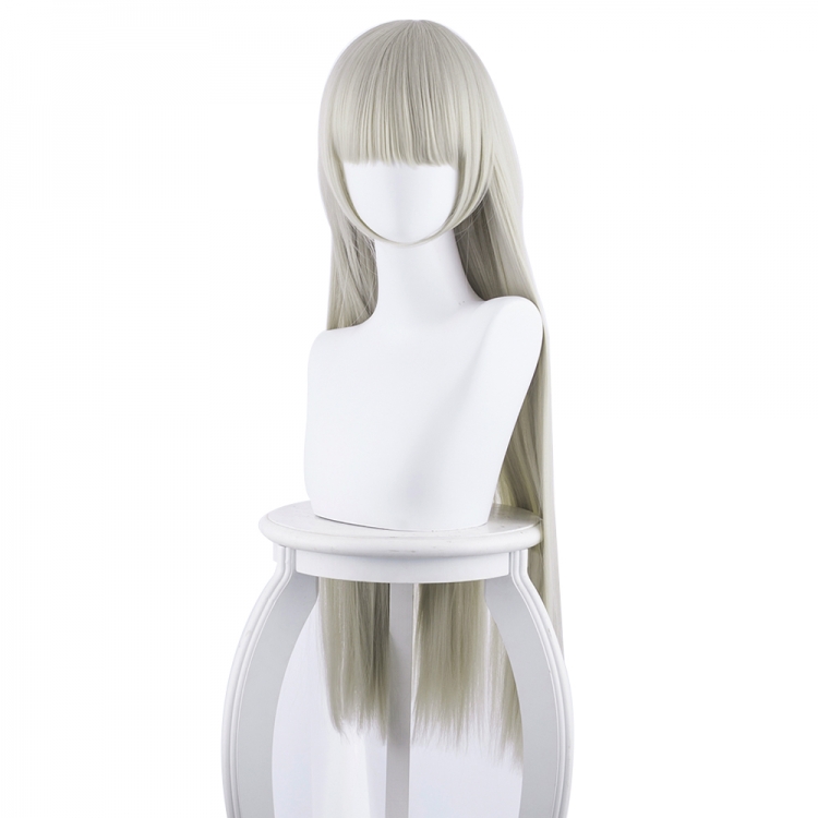 Kakegurui Cyan gray long hair cos wig 441D