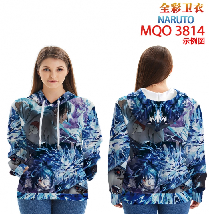 Naruto Full Color Patch pocket Sweatshirt Hoodie  from XXS to 4XL  MQO 3814