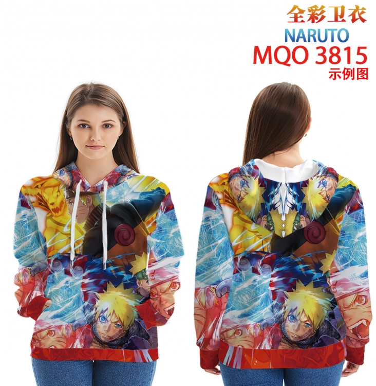 Naruto Full Color Patch pocket Sweatshirt Hoodie  from XXS to 4XL  MQO 3815