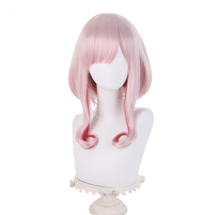 Fate Echoes  Inner infrared powder styling short hair cos wig  529A