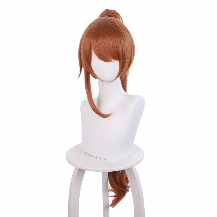 Fate Echoes Brown ponytail cos wig 529C