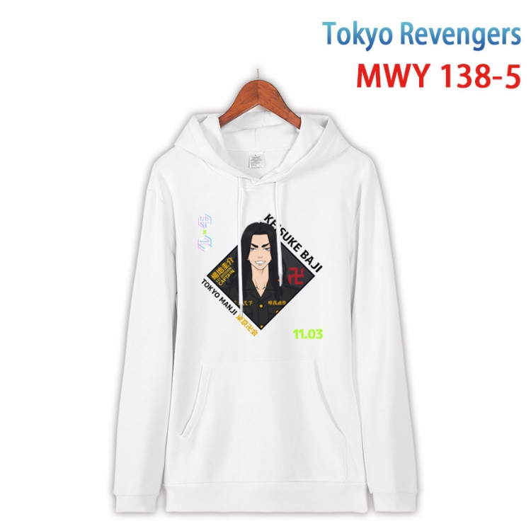 Tokyo Revengers  Cartoon hooded patch pocket cotton sweatshirt from S to 4XL  MWY-138-5