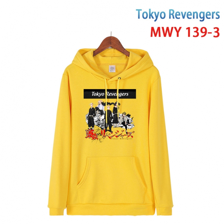 Tokyo Revengers  Cartoon hooded patch pocket cotton sweatshirt from S to 4XL  MWY-139-3