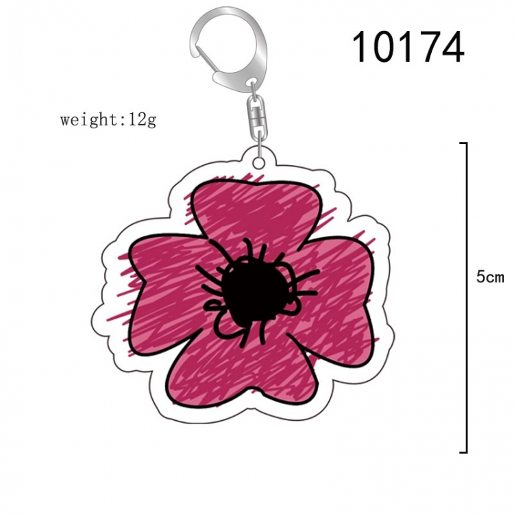 poppy playtime Anime acrylic Key Chain  price for 5 pcs 10174