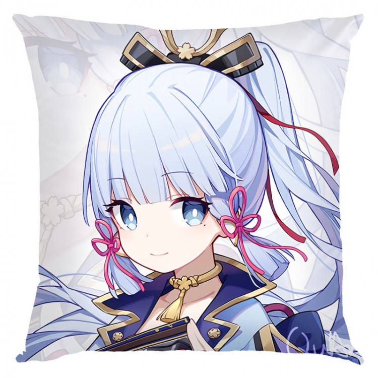 Genshin Impact Anime square full-color pillow cushion 45X45CM NO FILLING  Y1-16