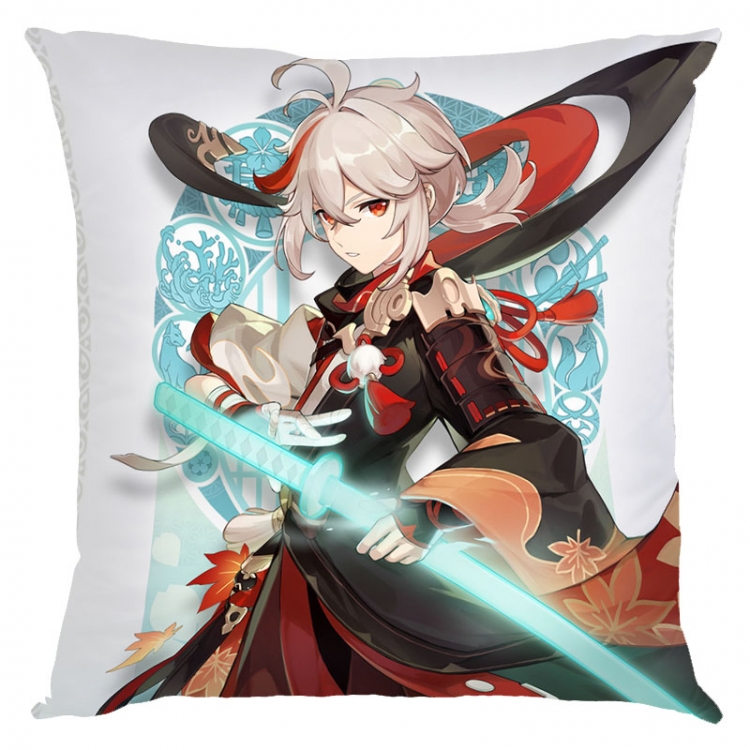 Genshin Impact Anime square full-color pillow cushion 45X45CM NO FILLING Y1-109