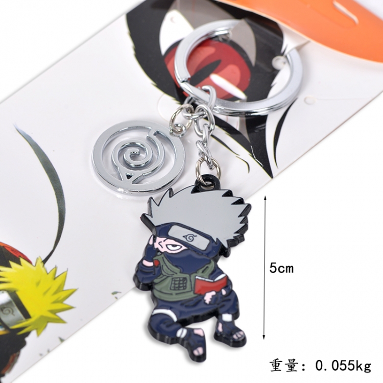 Naruto Animation peripheral metal keychain pendant style G
