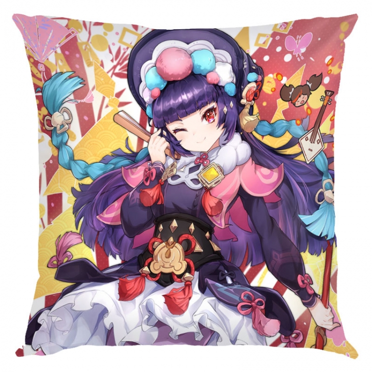 Genshin Impact  Anime square full-color pillow cushion 45X45CM NO FILLING Y1-199
