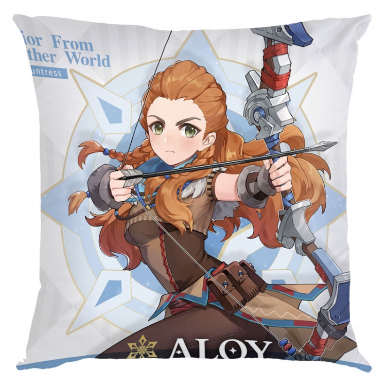 Genshin Impact  Anime square full-color pillow cushion 45X45CM NO FILLING  Y1-181