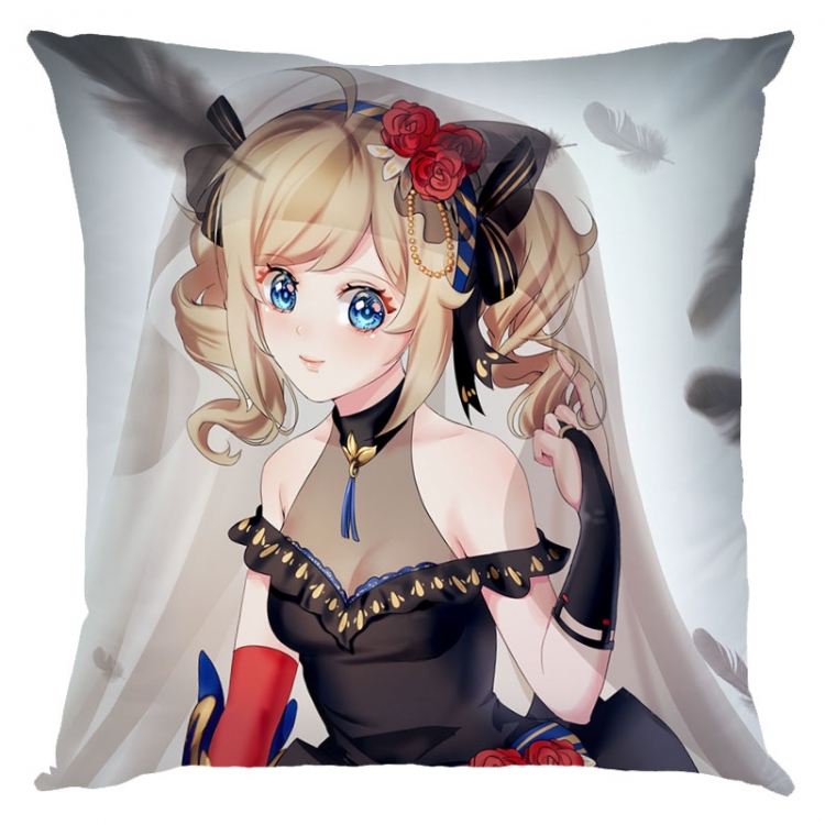 Genshin Impact  Anime square full-color pillow cushion 45X45CM NO FILLING  Y1-183