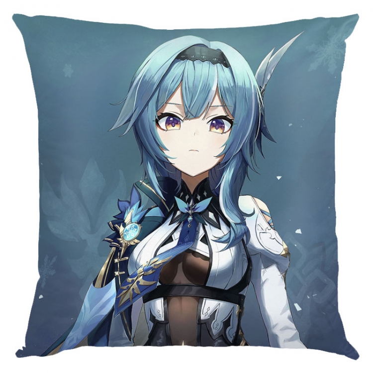 Genshin Impact  Anime square full-color pillow cushion 45X45CM NO FILLING Y1-174