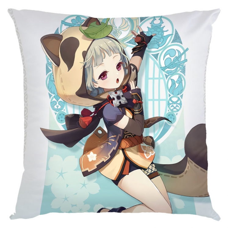 Genshin Impact  Anime square full-color pillow cushion 45X45CM NO FILLING  Y1-142