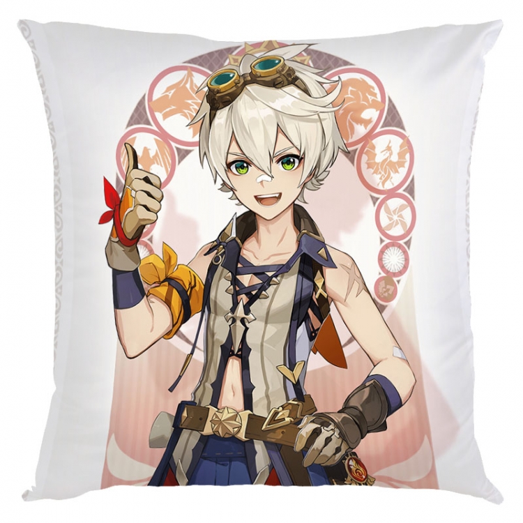 Genshin Impact  Anime square full-color pillow cushion 45X45CM NO FILLING  Y1-147