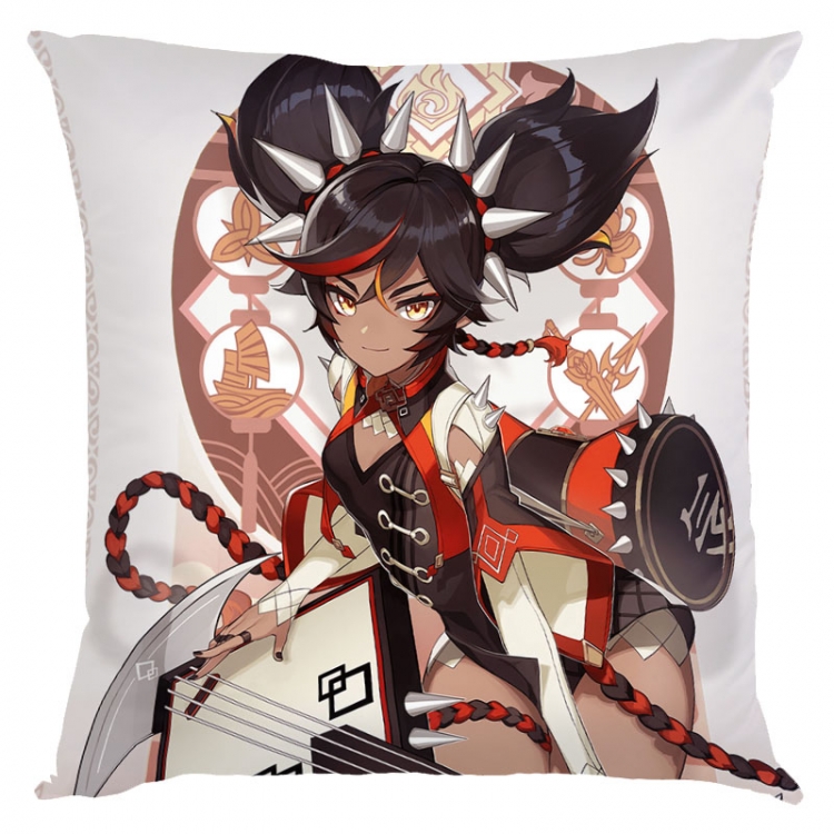 Genshin Impact  Anime square full-color pillow cushion 45X45CM NO FILLING  Y1-176