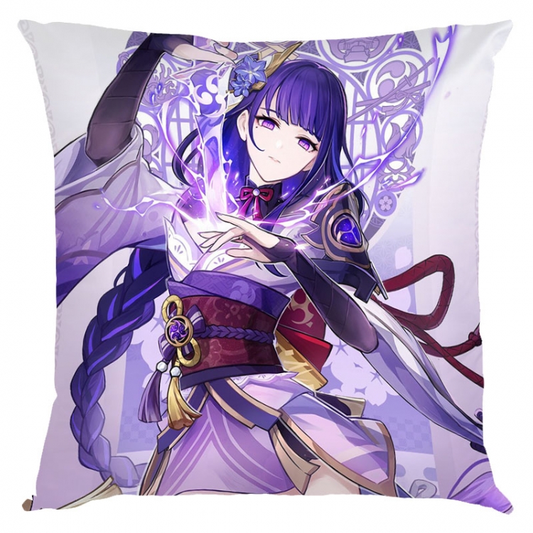 Genshin Impact  Anime square full-color pillow cushion 45X45CM NO FILLING  Y1-127