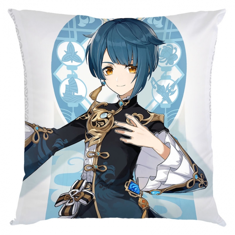 Genshin Impact  Anime square full-color pillow cushion 45X45CM NO FILLING  Y1-168