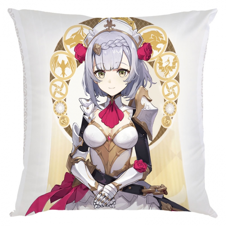 Genshin Impact  Anime square full-color pillow cushion 45X45CM NO FILLING Y1-162