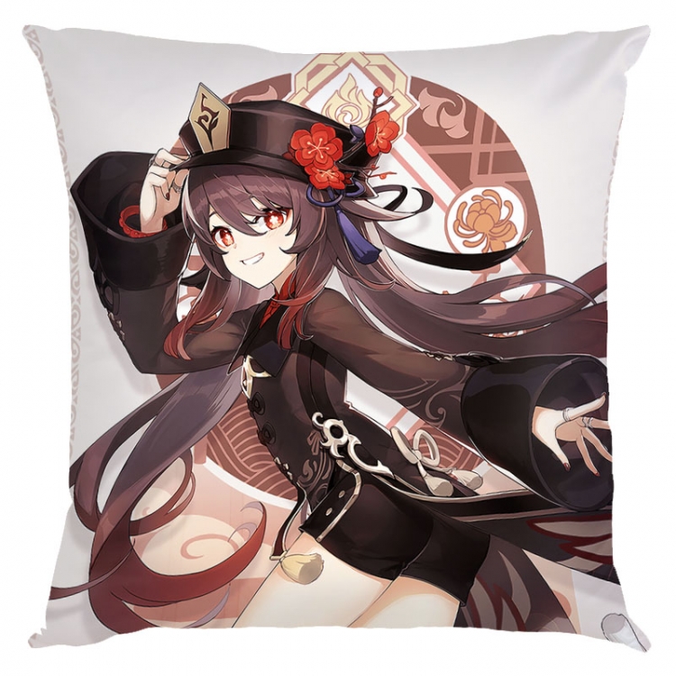 Genshin Impact  Anime square full-color pillow cushion 45X45CM NO FILLING  Y1-157