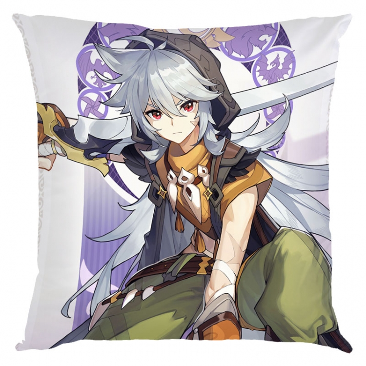 Genshin Impact  Anime square full-color pillow cushion 45X45CM NO FILLING  Y1-141