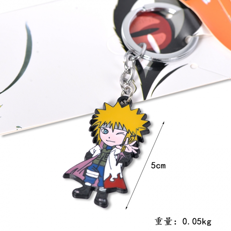 Naruto Animation peripheral metal metal keychain pendant style B price for 5 pcs