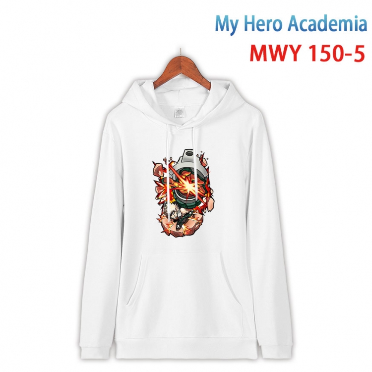 My Hero Academia Cartoon hooded patch pocket cotton sweatshirt from S to 4XL MWY-150-5