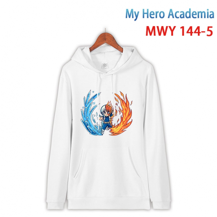 My Hero Academia Cartoon hooded patch pocket cotton sweatshirt from S to 4XL MWY-144-5