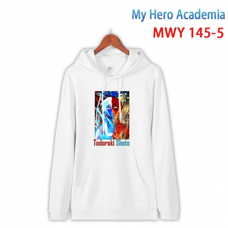 My Hero Academia Cartoon hooded patch pocket cotton sweatshirt from S to 4XL MWY-145-5