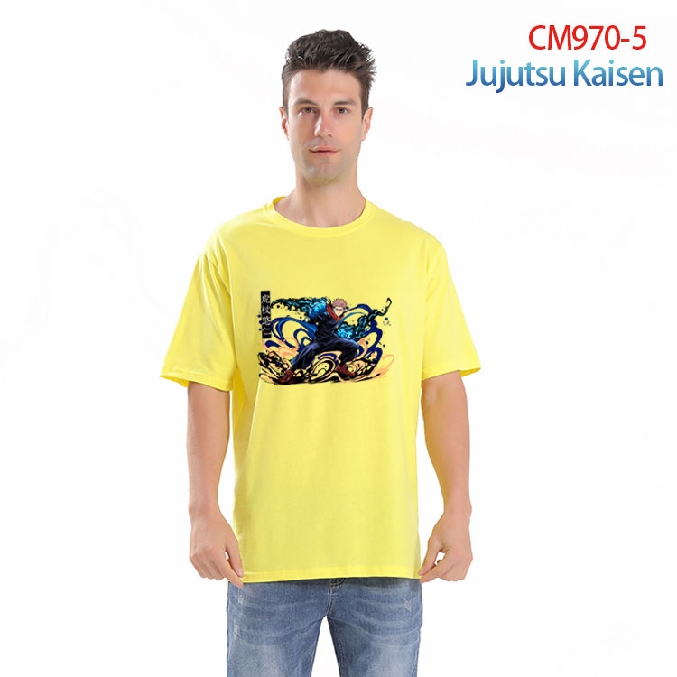 Jujutsu Kaisen Printed short-sleeved cotton T-shirt from S to 4XL  CM-970-5
