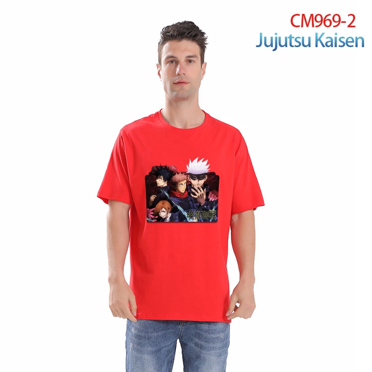 Jujutsu Kaisen Printed short-sleeved cotton T-shirt from S to 4XL  CM-969-2