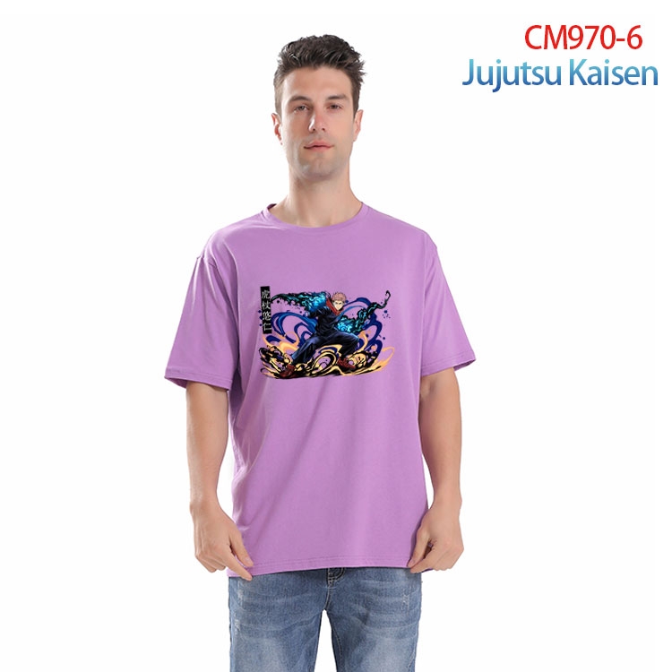 Jujutsu Kaisen Printed short-sleeved cotton T-shirt from S to 4XL  CM-970-6
