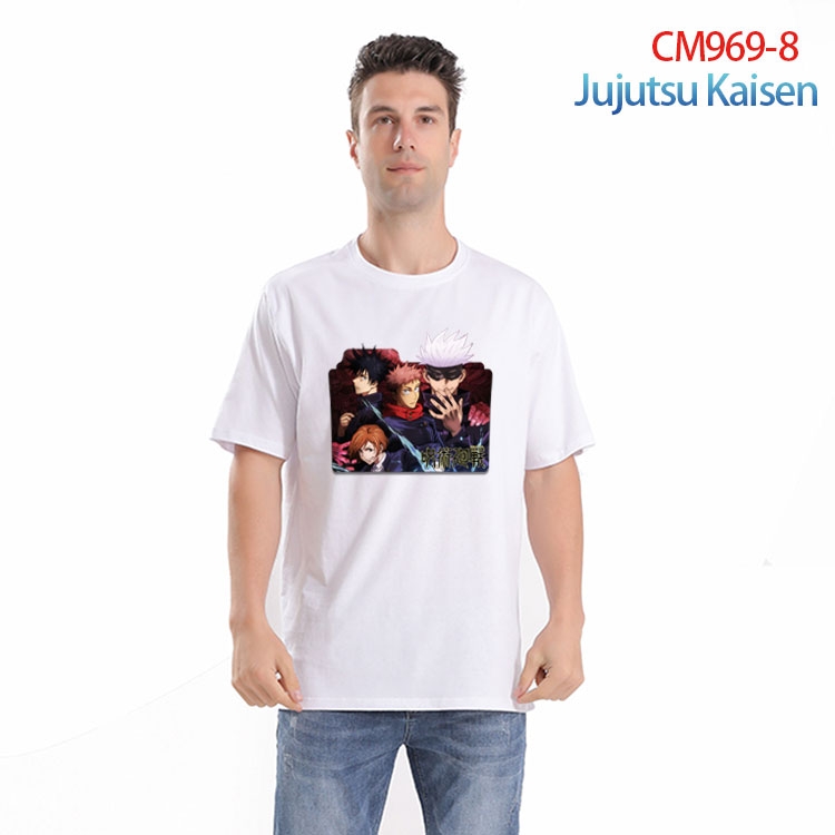 Jujutsu Kaisen Printed short-sleeved cotton T-shirt from S to 4XL  CM-969-8