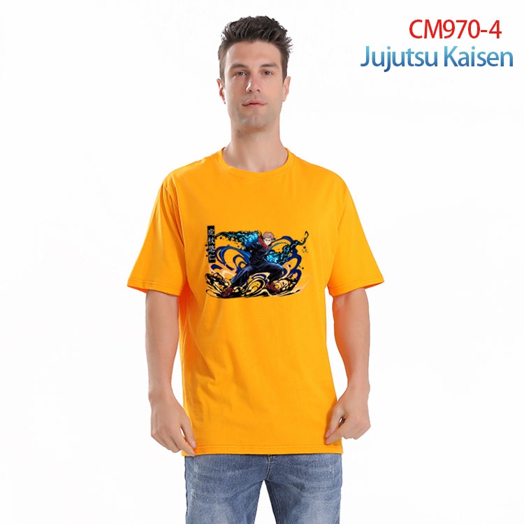 Jujutsu Kaisen Printed short-sleeved cotton T-shirt from S to 4XL  CM-970-4