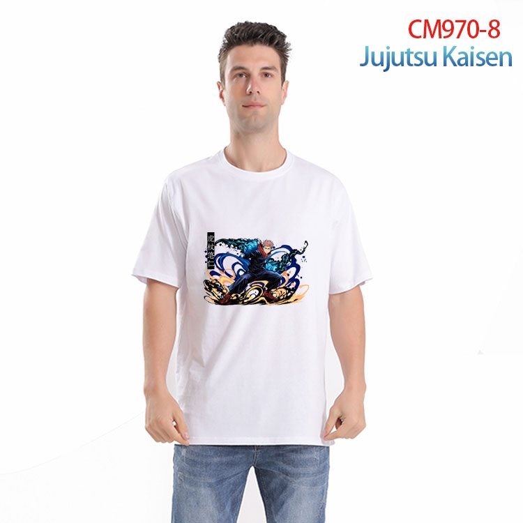 Jujutsu Kaisen Printed short-sleeved cotton T-shirt from S to 4XL CM-970-8