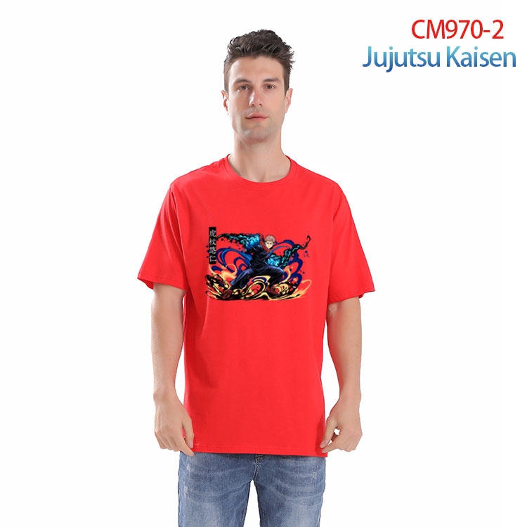Jujutsu Kaisen Printed short-sleeved cotton T-shirt from S to 4XL CM-970-2