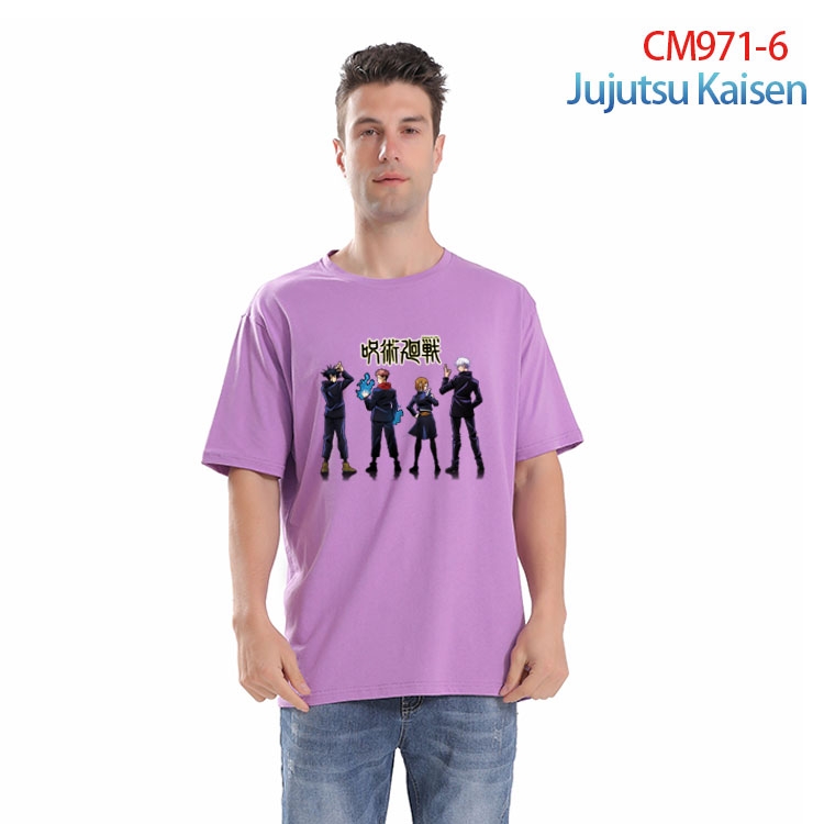 Jujutsu Kaisen Printed short-sleeved cotton T-shirt from S to 4XL CM-971-6