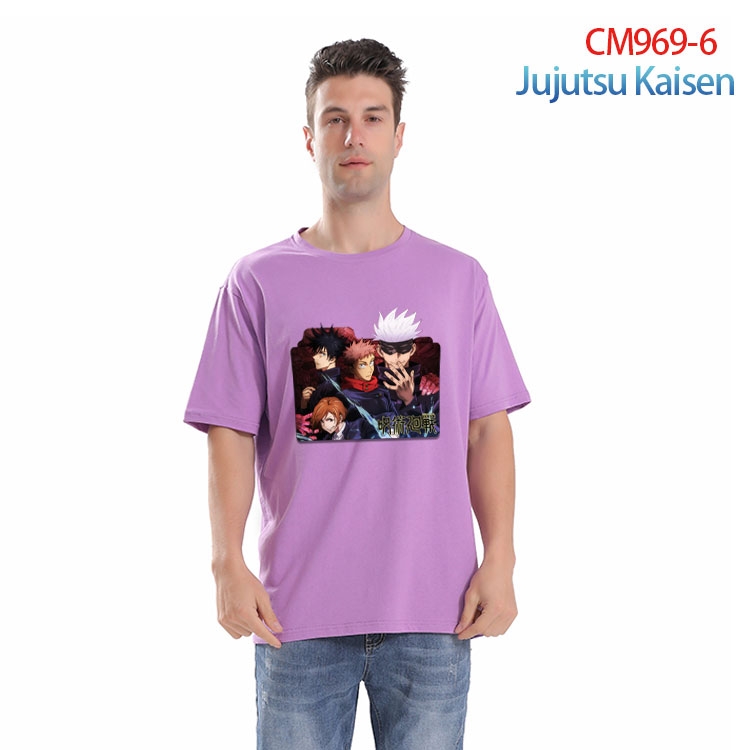 Jujutsu Kaisen Printed short-sleeved cotton T-shirt from S to 4XL  CM-969-6
