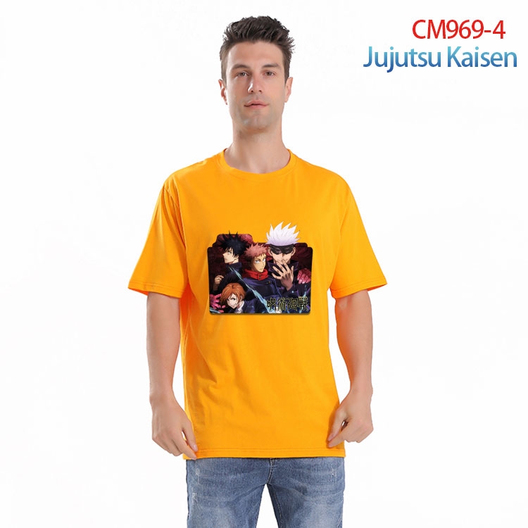 Jujutsu Kaisen Printed short-sleeved cotton T-shirt from S to 4XL CM-969-4