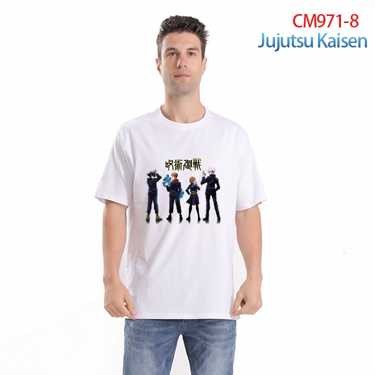 Jujutsu Kaisen Printed short-sleeved cotton T-shirt from S to 4XL CM-971-8