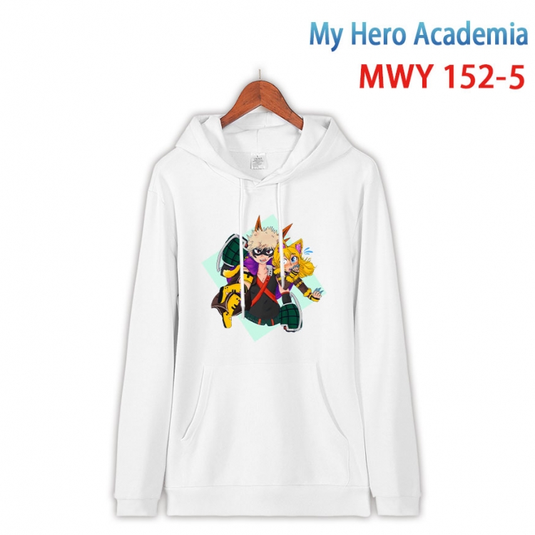 My Hero Academia Cartoon hooded patch pocket cotton sweatshirt from S to 4XL  MWY-152-5