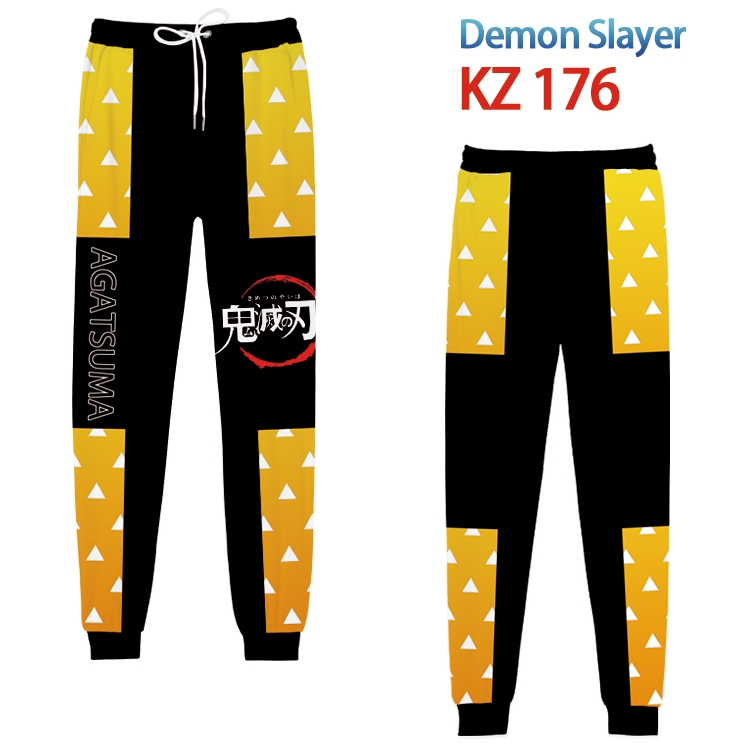 Demon Slayer Kimets Anime   trousers full color trousers from XS to 4XL  KZ-176