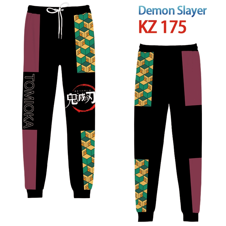 Demon Slayer Kimets Anime   trousers full color trousers from XS to 4XL  KZ-175