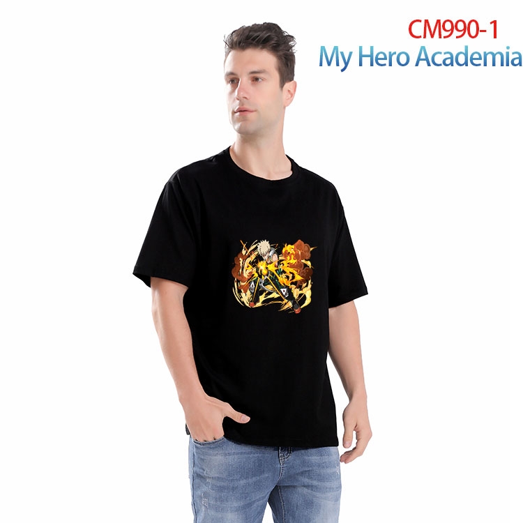 My Hero Academia Printed short-sleeved cotton T-shirt from S to 4XL CM 990 1