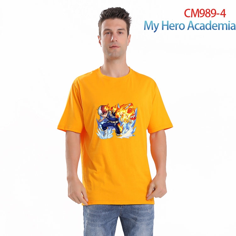 My Hero Academia Printed short-sleeved cotton T-shirt from S to 4XL  CM 989 4
