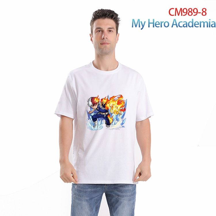 My Hero Academia Printed short-sleeved cotton T-shirt from S to 4XL CM 989 8