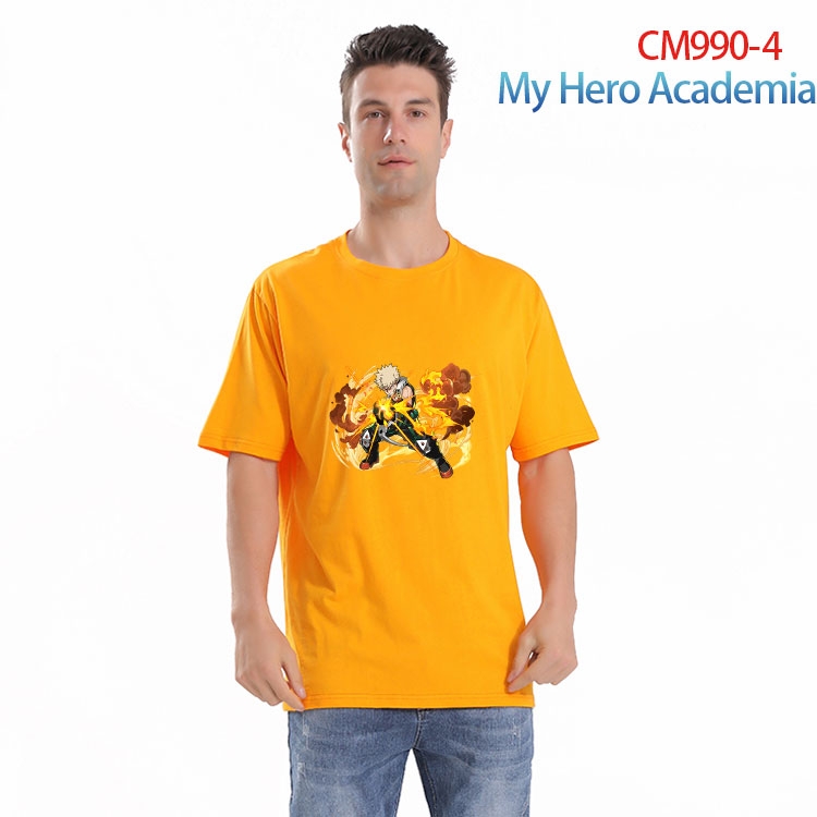 My Hero Academia Printed short-sleeved cotton T-shirt from S to 4XL CM 990 4