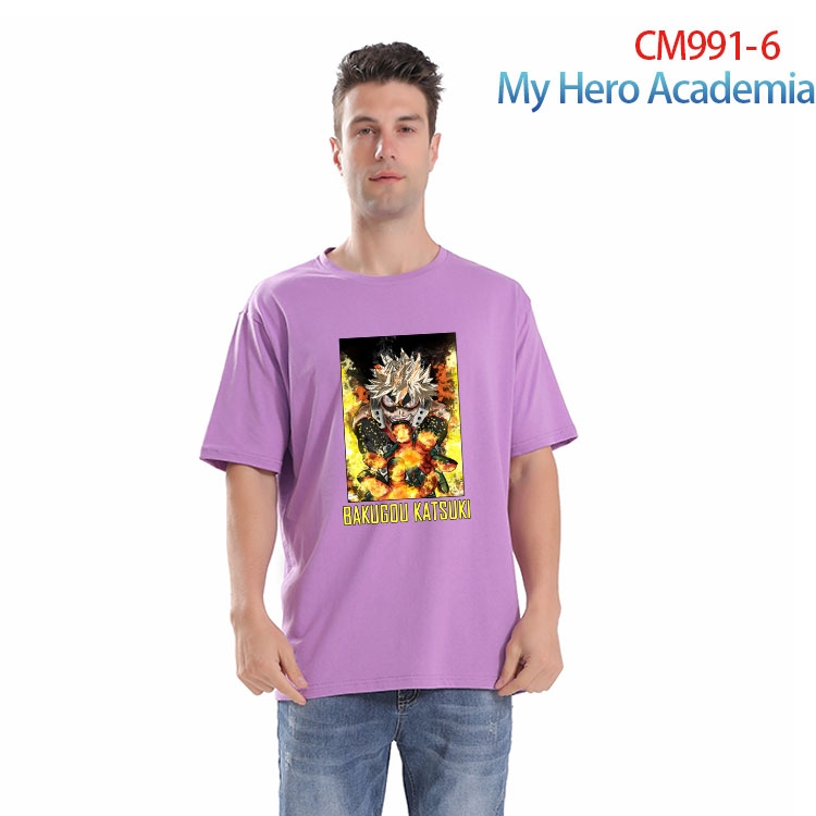 My Hero Academia Printed short-sleeved cotton T-shirt from S to 4XL  CM 991 6